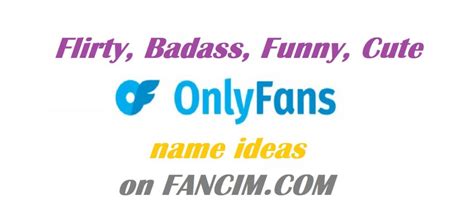 firsttname onlyfans|The Ultimate List of 300 OnlyFans Name Ideas for Every Niche